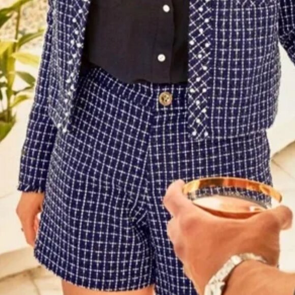 Gretchen 5” High Rise Short Fantasy Checkerboard (Sz6) - Picture 2 of 8